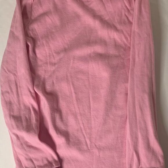 LITTLE PAJAMA, BUNNY PRINT 100% SOFT COTTON SIZE 8 PINK AND WHITE - Picture 6 of 6